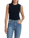 Veronica Beard Sid Crew-neck Knit Tank Top In Navy In Blue