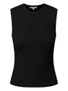 Veronica Beard Sid Sleeveless Crewneck Pullover In Black In Black