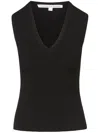Veronica Beard Sid Sleeveless Pullover In Schwarz