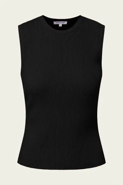 Veronica Beard Sid Sleeveless Crewneck Pullover In Black
