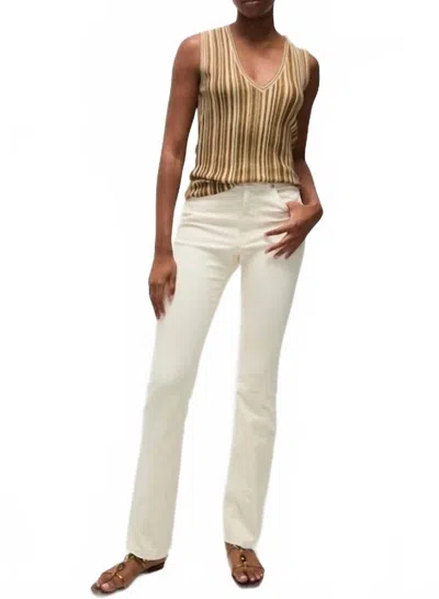 VERONICA BEARD SID SLEEVELESS PULLOVER IN GOLD/BRONZE