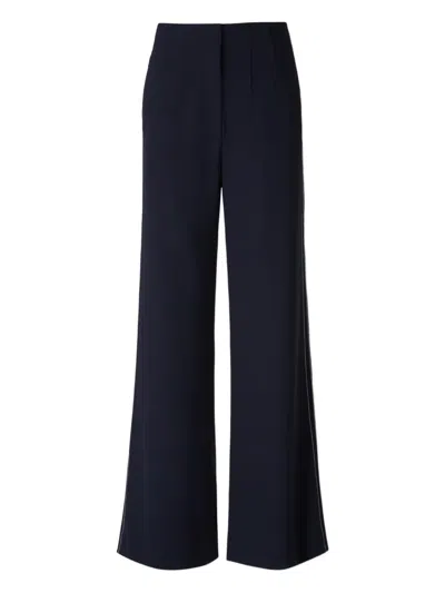 Veronica Beard Side-stripe Trousers In Blue