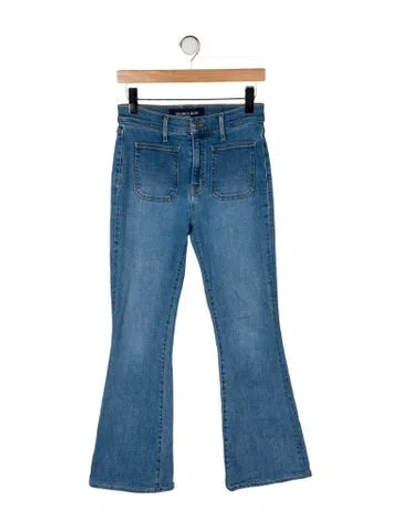 Pre-owned Veronica Beard Sierra Flared Jeans In Blue