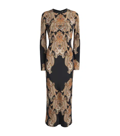 Veronica Beard Silk-blend Lupita Maxi Dress In Neutral