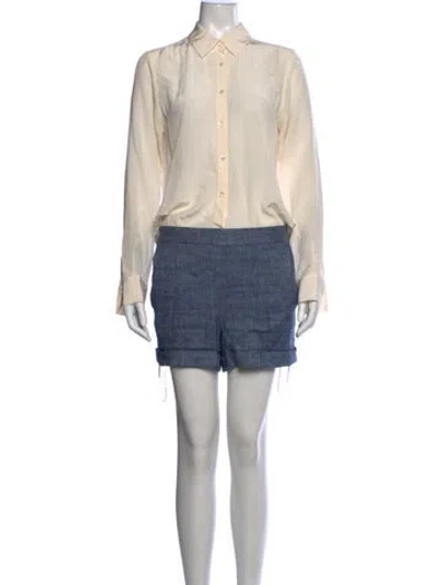 Pre-owned Veronica Beard Silk Jumpsuit In Neutrals