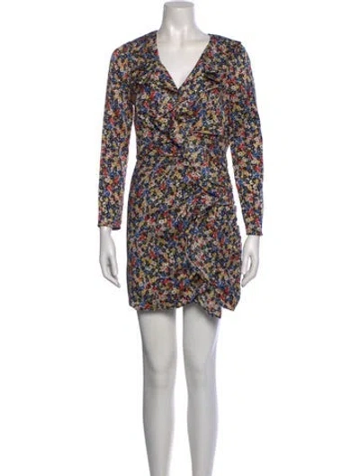 Pre-owned Veronica Beard Silk Knee-length Dress In Black