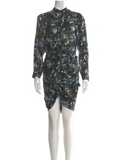 Pre-owned Veronica Beard Silk Knee-length Dress In Multi