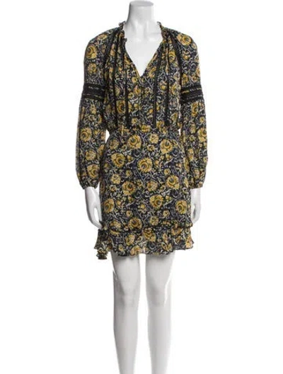 Pre-owned Veronica Beard Silk Knee-length Dress In Multi