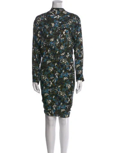 Pre-owned Veronica Beard Silk Knee-length Dress In Multi