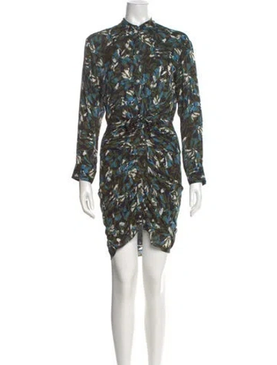 Pre-owned Veronica Beard Silk Knee-length Dress In Multi