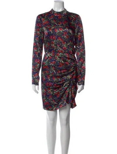 Pre-owned Veronica Beard Silk Knee-length Dress In Multi
