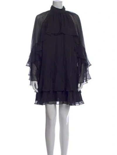 Pre-owned Veronica Beard Silk Knee-length Dress W/ Tags In Blue