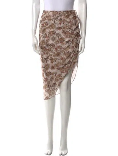 Pre-owned Veronica Beard Silk Knee-length Skirt