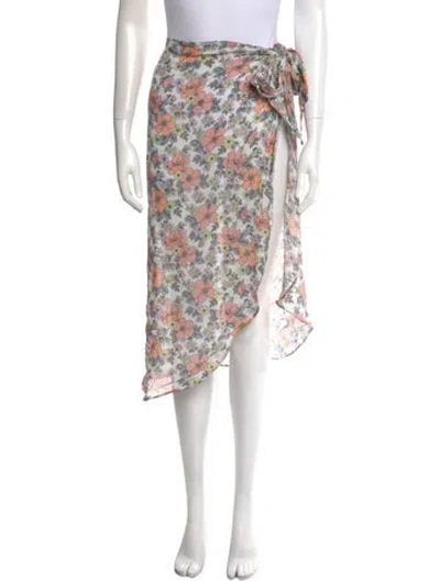 Pre-owned Veronica Beard Silk Knee-length Skirt In Multi