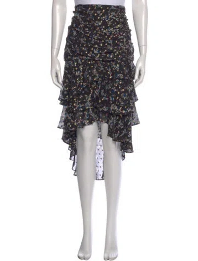 Pre-owned Veronica Beard Silk Knee-length Skirt W/ Tags In Multi