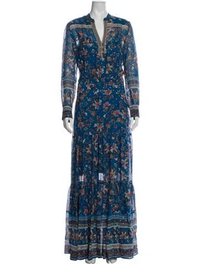 Pre-owned Veronica Beard Silk Long Dress