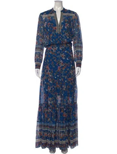 Pre-owned Veronica Beard Silk Long Dress