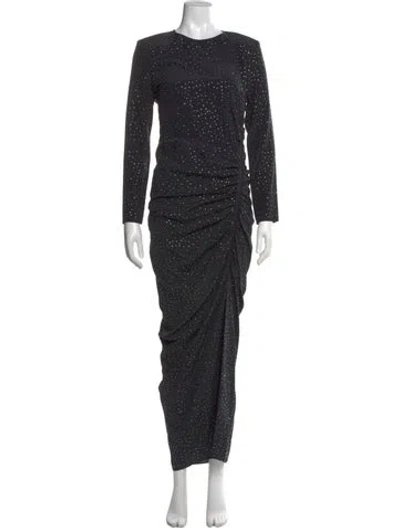Pre-owned Veronica Beard Silk Long Dress In Black