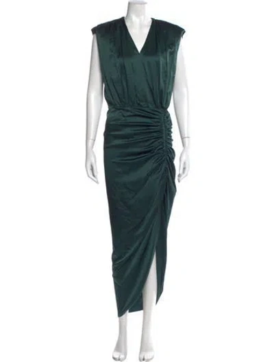 Pre-owned Veronica Beard Silk Long Dress In Blue