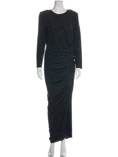 Pre-owned Veronica Beard Silk Long Dress In Green