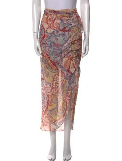 Pre-owned Veronica Beard Silk Long Skirt