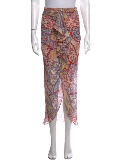 Pre-owned Veronica Beard Silk Long Skirt