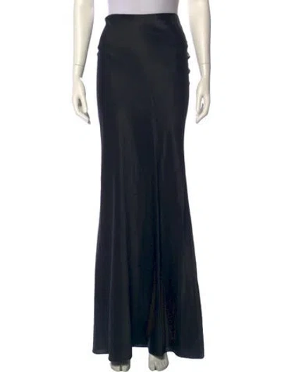 Pre-owned Veronica Beard Silk Long Skirt In Blue