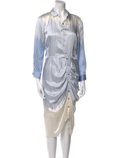 Pre-owned Veronica Beard Silk Midi Length Dress In Multi