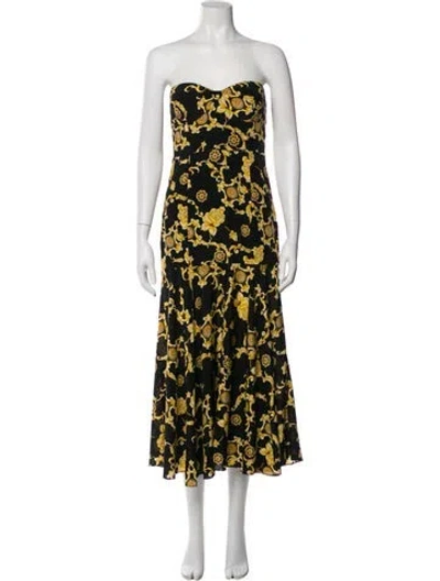 Pre-owned Veronica Beard Silk Midi Length Dress In Multi