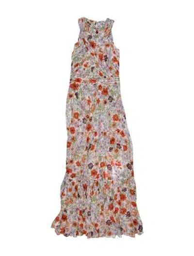 Pre-owned Veronica Beard Silk Midi Length Dress W/ Tags In Purple