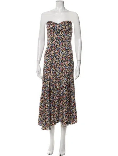 Pre-owned Veronica Beard Silk Midi Length Dress In White