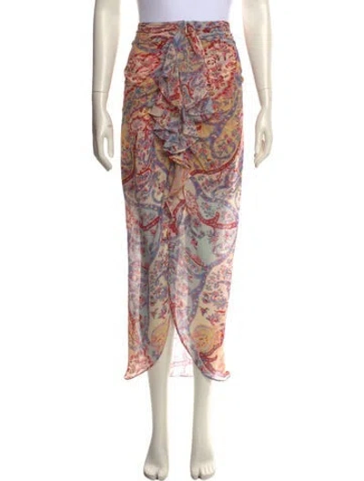 Pre-owned Veronica Beard Silk Midi Length Skirt