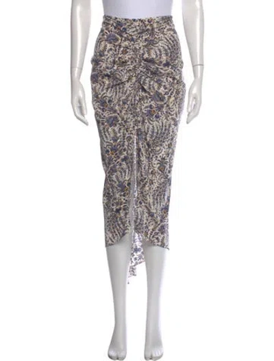 Pre-owned Veronica Beard Silk Midi Length Skirt