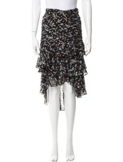Pre-owned Veronica Beard Silk Midi Length Skirt In Multi