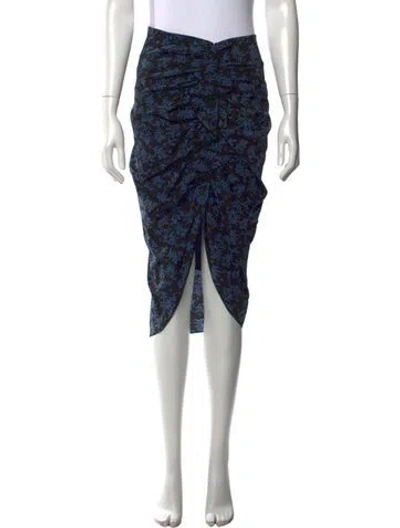 Pre-owned Veronica Beard Silk Midi Length Skirt W/ Tags In Black