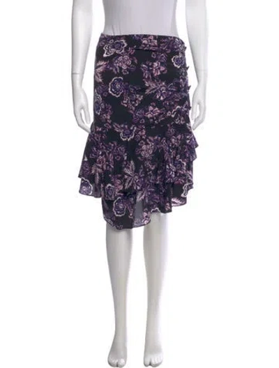 Pre-owned Veronica Beard Silk Midi Length Skirt W/ Tags In Multi