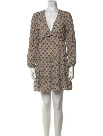 Pre-owned Veronica Beard Silk Mini Dress