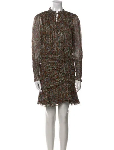 Pre-owned Veronica Beard Silk Mini Dress