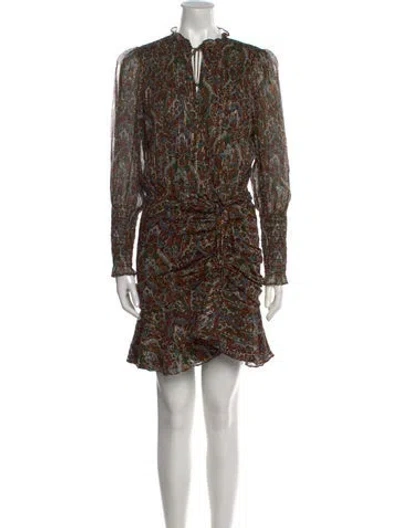 Pre-owned Veronica Beard Silk Mini Dress