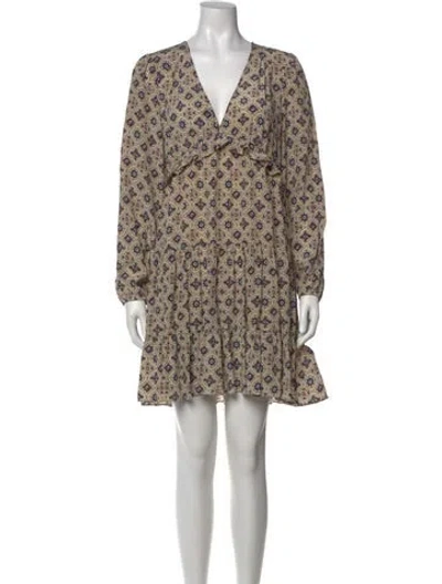 Pre-owned Veronica Beard Silk Mini Dress