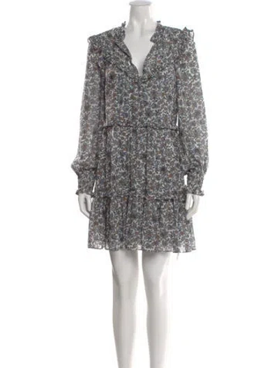Pre-owned Veronica Beard Silk Mini Dress