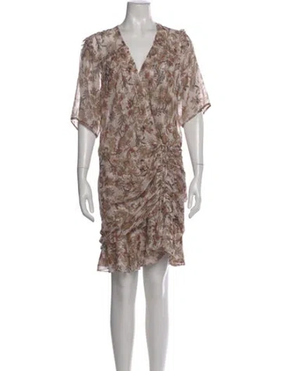 Pre-owned Veronica Beard Silk Mini Dress