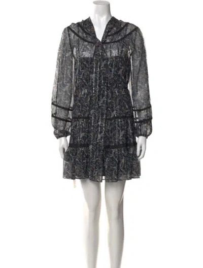 Pre-owned Veronica Beard Silk Mini Dress