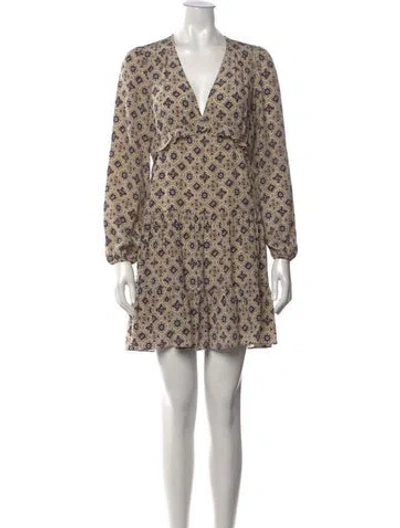 Pre-owned Veronica Beard Silk Mini Dress