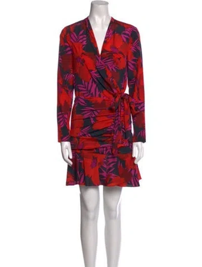 Pre-owned Veronica Beard Silk Mini Dress In Black