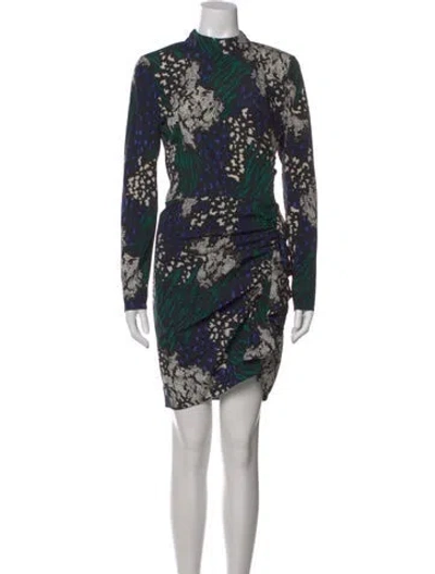Pre-owned Veronica Beard Silk Mini Dress In Black