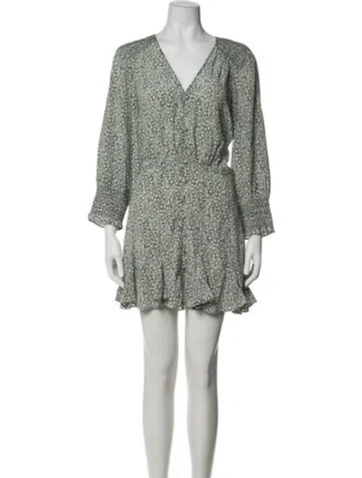 Pre-owned Veronica Beard Silk Mini Dress In Black