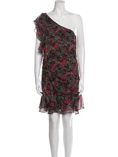 Pre-owned Veronica Beard Silk Mini Dress In Blue