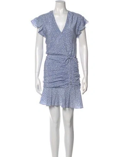 Pre-owned Veronica Beard Silk Mini Dress In Multi