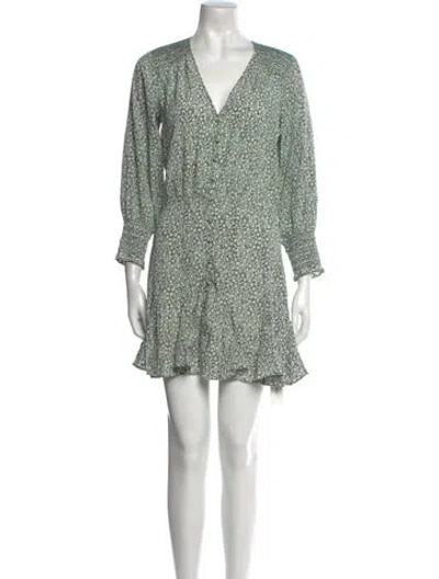 Pre-owned Veronica Beard Silk Mini Dress In Multi